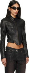 KNWLS Black Claw Leather Jacket