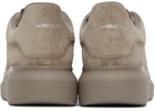 Alexander McQueen Taupe Oversized Sneakers