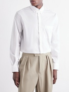Jacquemus - Tailleur Button-Down Collar Stretch-Cotton Poplin Shirt - White
