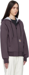 Carhartt Work In Progress Purple Car-Lux Hoodie