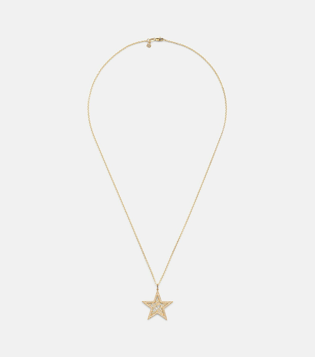 Sydney Evan Icon Wallpaper Star 14kt gold pendant necklace with diamonds