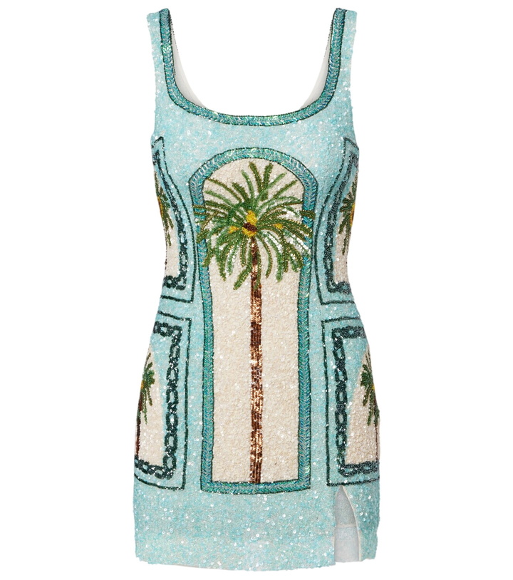 Photo: Là Fuori Palm Jumeirah embellished minidress