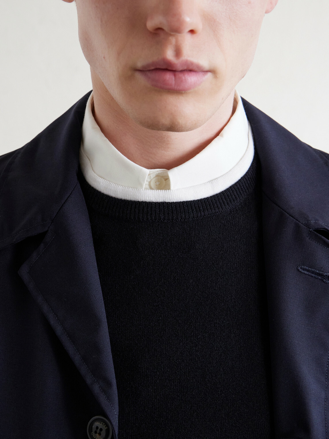 Lardini - Wool and Cashmere-Blend Sweater - Black