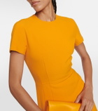 Victoria Beckham Crêpe midi dress