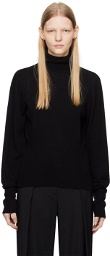 LOW CLASSIC Black Bishop Sleeve Sweater