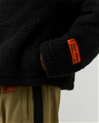 Heron Preston Fleece Hooded Jacket Black - Mens - Fleece Jackets