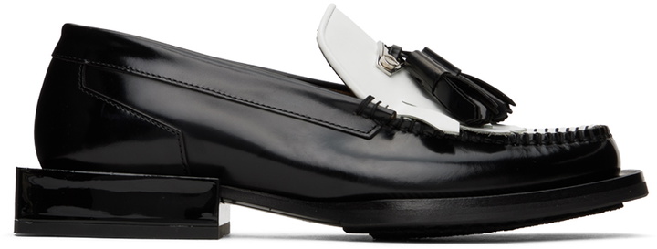 Photo: EYTYS White & Black Rio Loafers