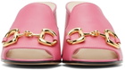 Gucci Pink Horsebit Heels