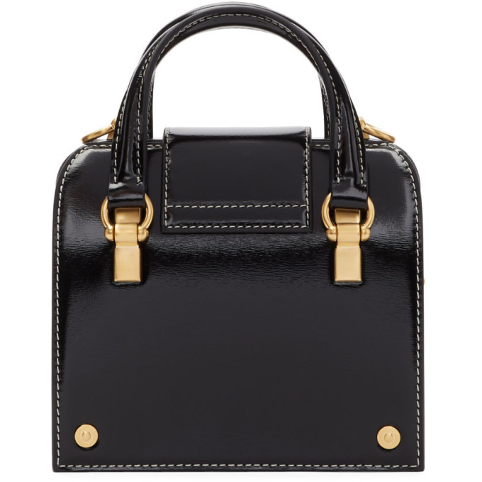 Thom Browne - Black Lamb Leather Mrs. Thom Flap Shoulder Bag - One Size - Black - Female