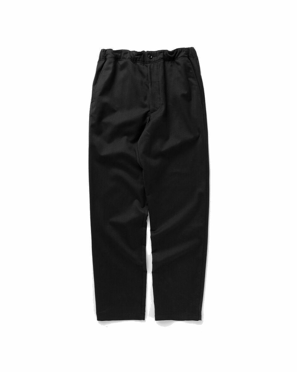 Photo: Norse Projects Ezra Relaxed Cotton Wool Twill Trouser Black - Mens - Casual Pants