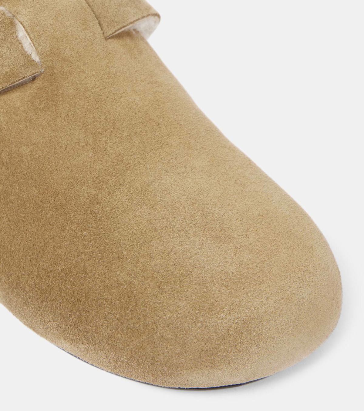 Isabel Marant Mirvin shearling-lined suede clogs