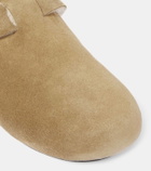 Isabel Marant Mirvin shearling-lined suede clogs