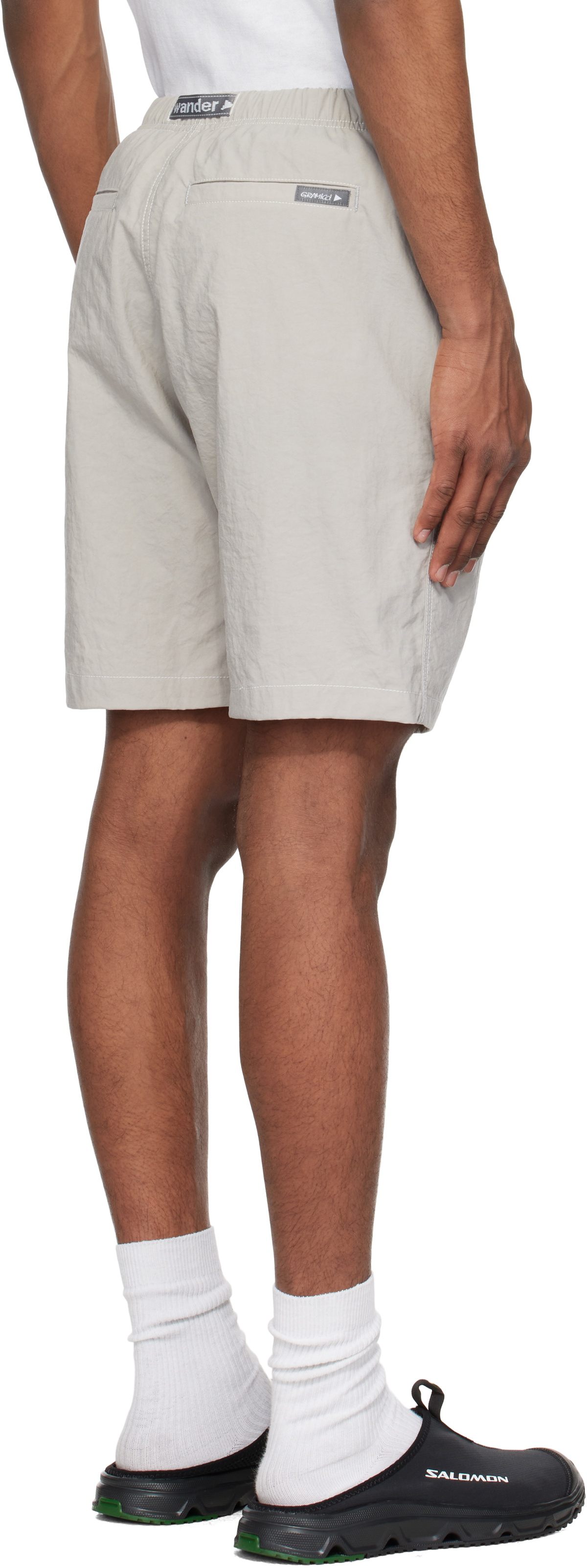and wander Gray Gramicci Edition Nylon G Shorts