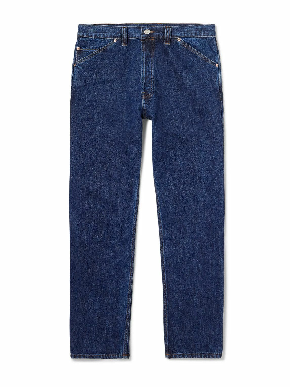 Drake's - HIM Straight-Leg Selvedge Jeans - Blue