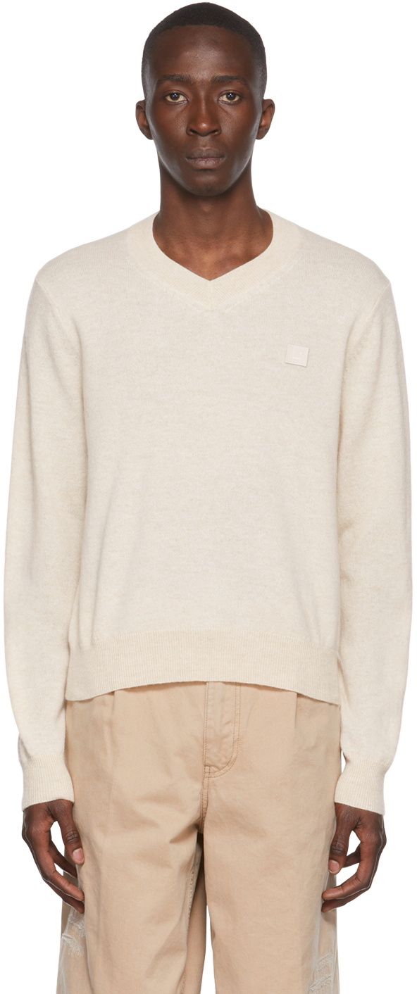 Acne Studios Beige Wool Sweater Acne Studios