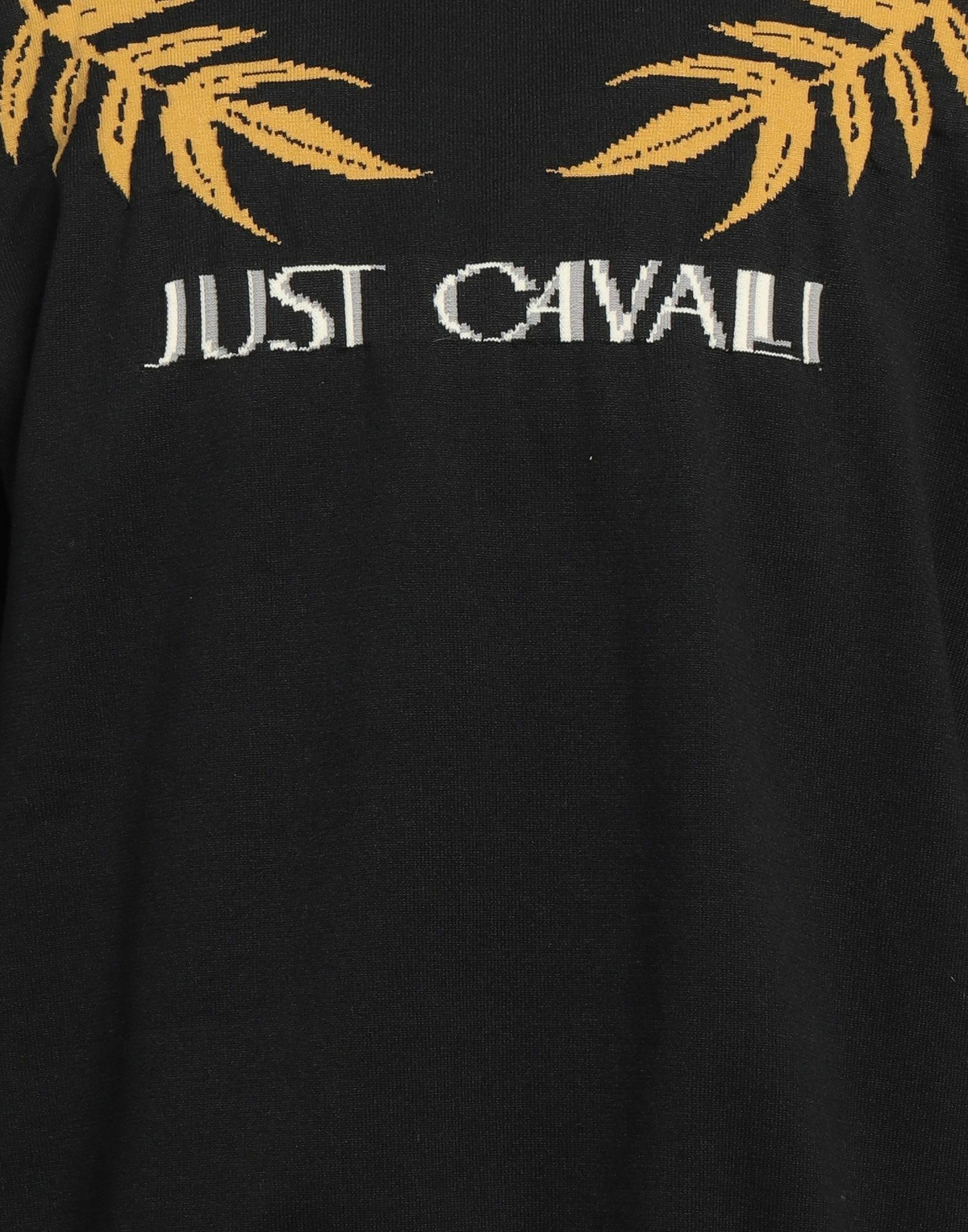 Just Cavalli Mens Sweater in Black