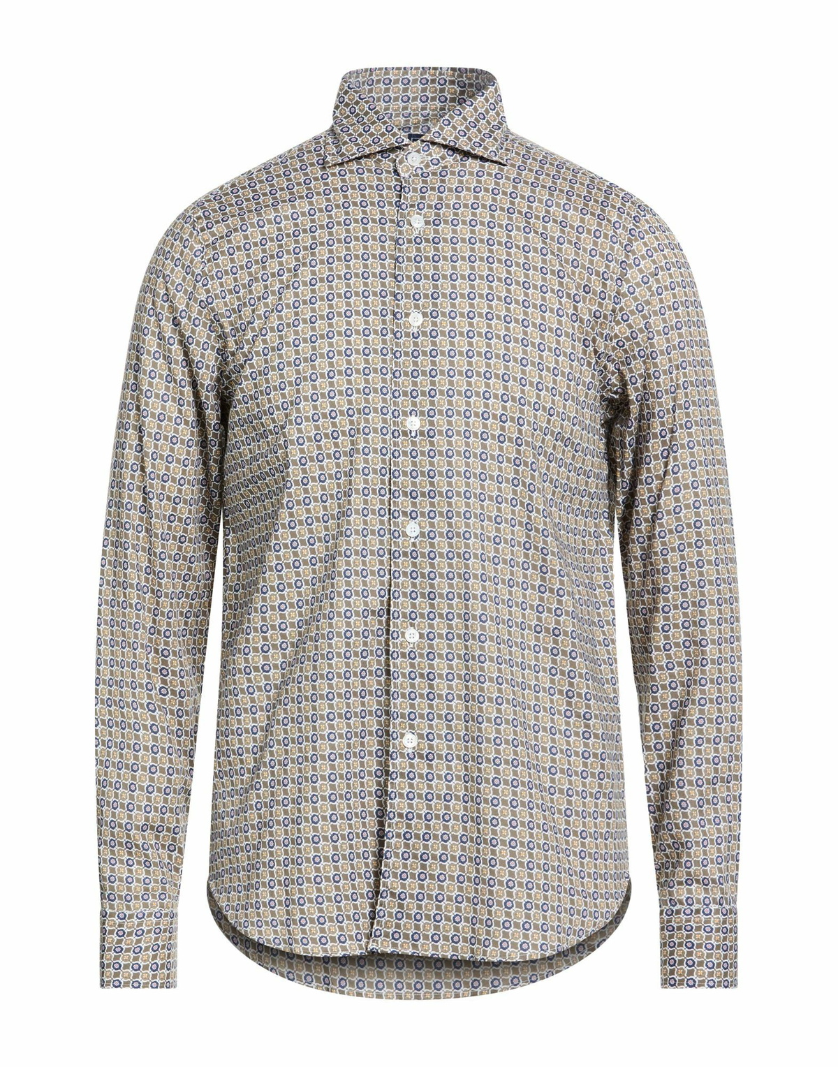 Fedeli Mens Shirt Military in Green