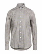 Fedeli Mens Shirt Military in Green