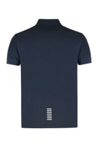 EA7 Logo Detail Stretch Cotton Polo Shirt