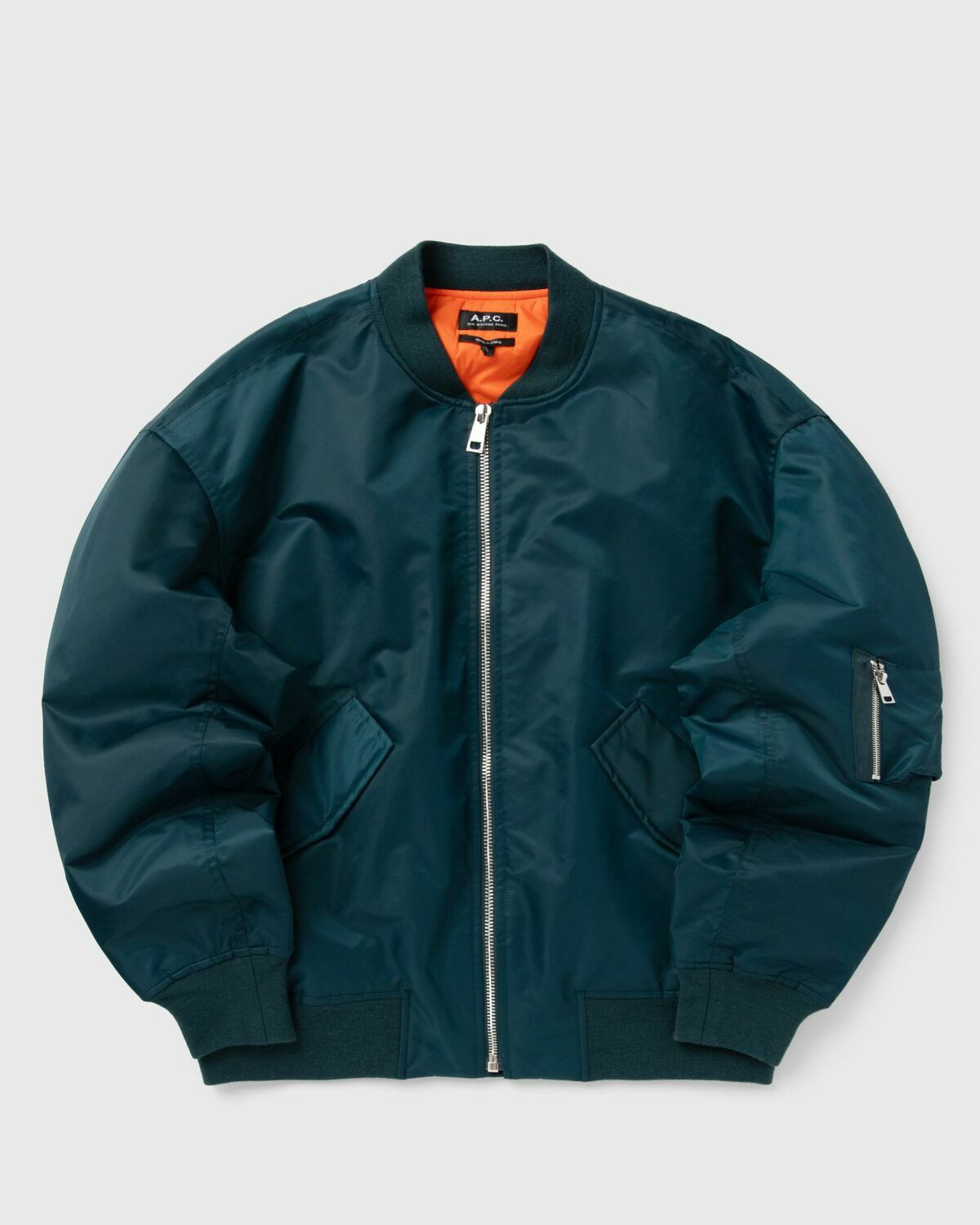 A.P.C. LOGAN JACKET Blue Mens Bomber Jacket A.P.C.