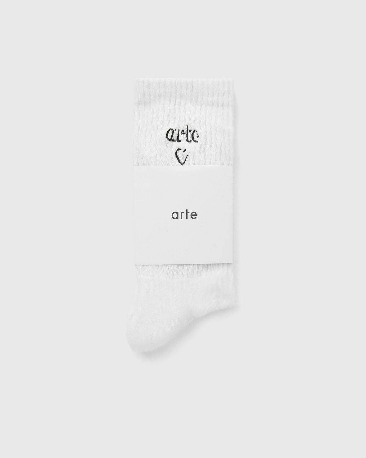Arte Antwerp Heart Logo Socks White Men