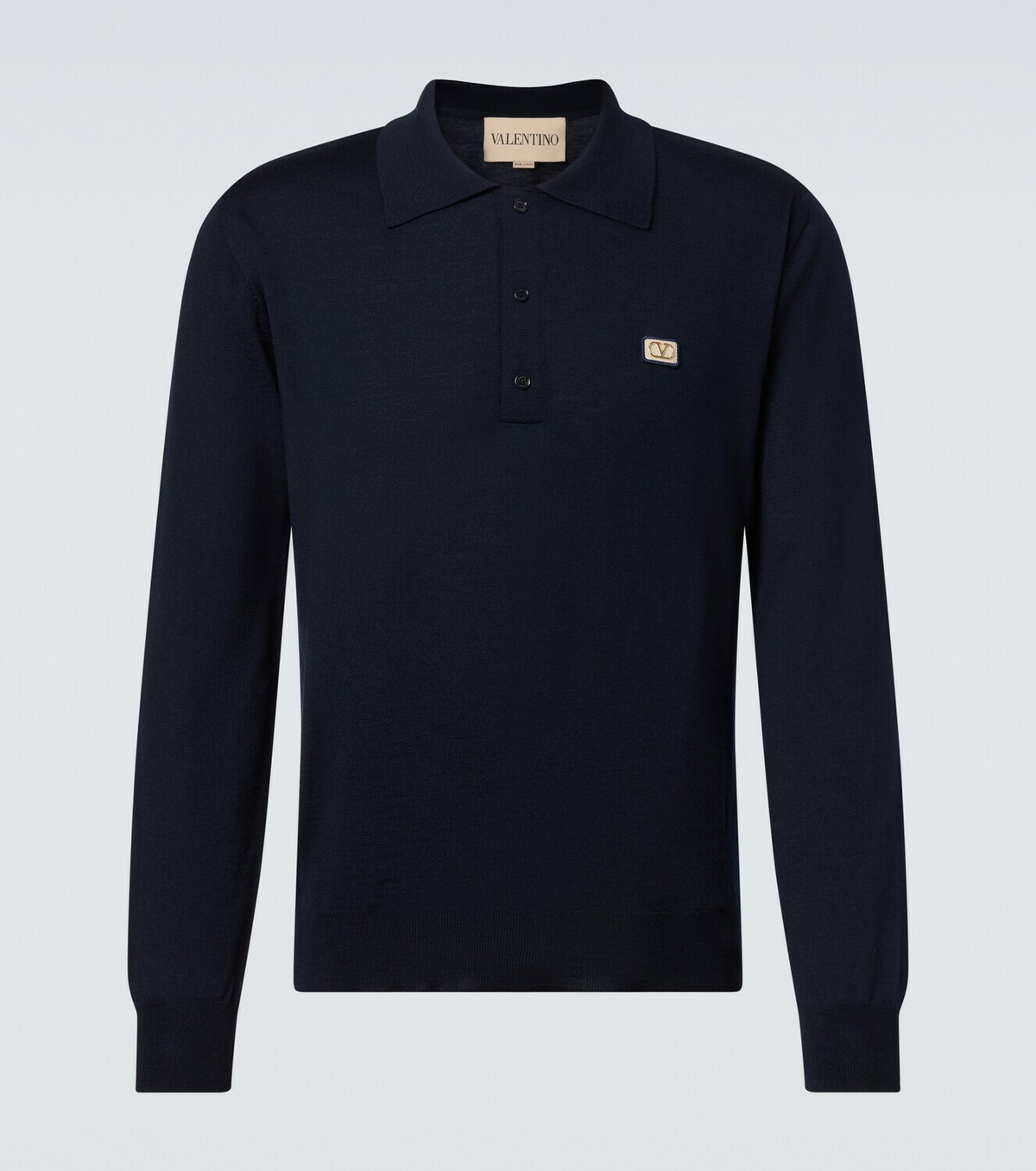 Valentino VLogo virgin wool polo sweater