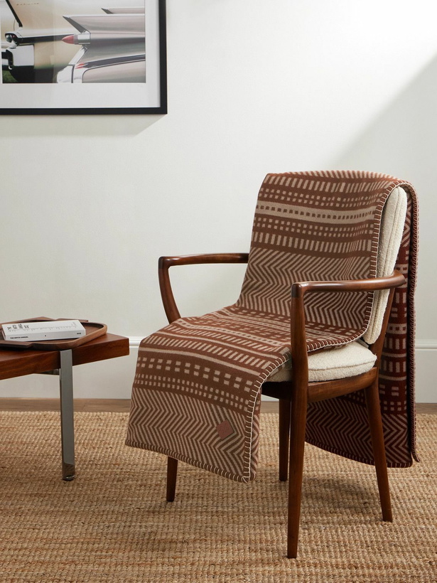 Photo: Loro Piana - Atacama Virgin Wool and Cashmere-Blend Jacquard Blanket