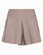 Maje Womens Shorts & Bermuda Shorts Camel