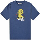 Butter Goods x The Smurfs Harmony T-Shirt in Denim