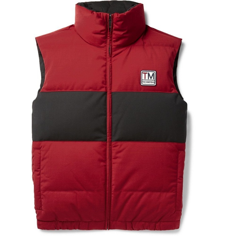 Photo: Z Zegna - Reversible Quilted TECHMERINO Wool-Blend Down Gilet - Red
