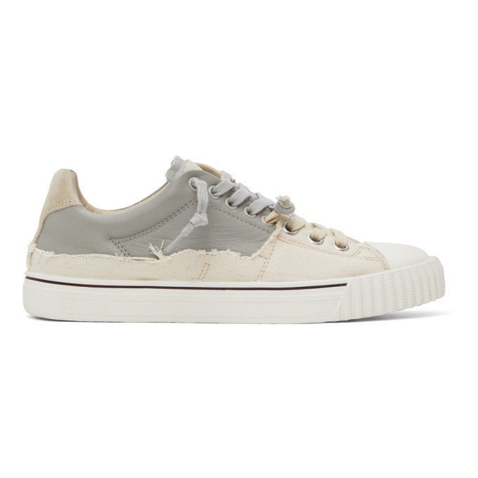 Photo: Maison Margiela Grey and Beige Evolution Sneakers