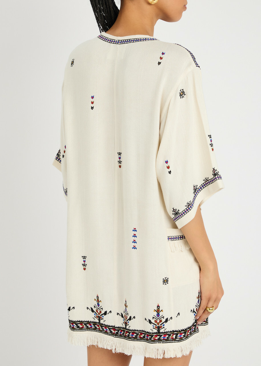 isabel marant etoile embroidered dress Sherazade Dress - Female - Sahara - Size 40