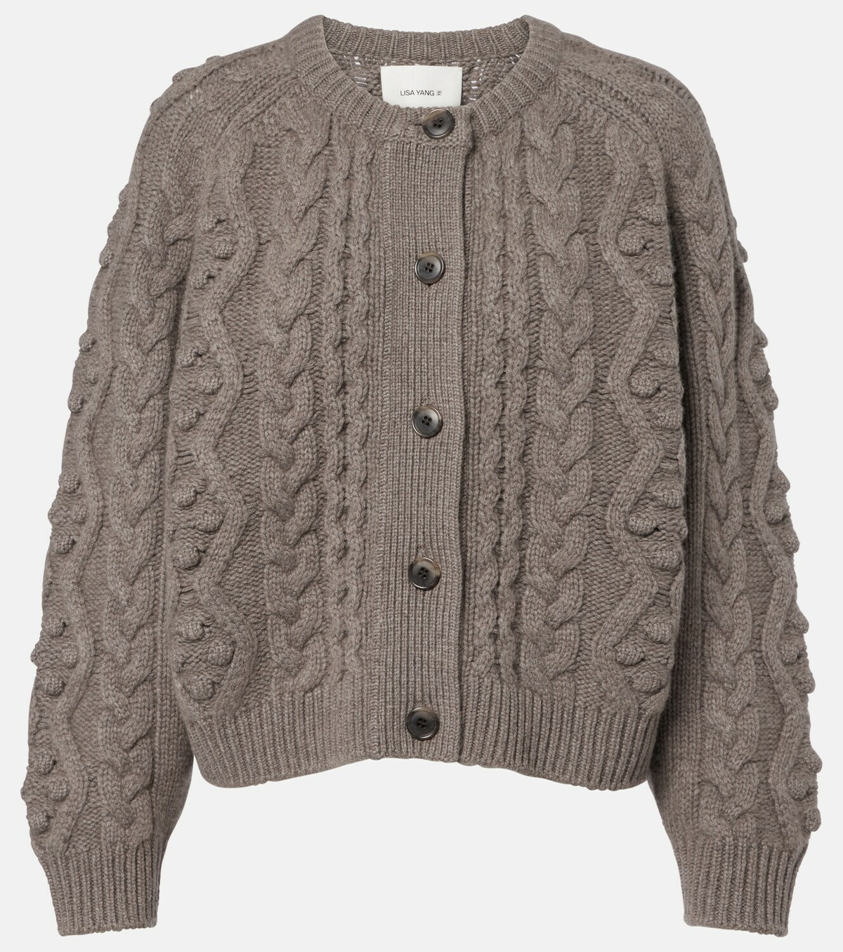 Lisa Yang Winroe cable-knit cashmere cardigan