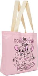 Online Ceramics Pink 'In Competition With No One' Tote