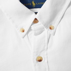 Polo Ralph Lauren Men's Pique Button Down Shirt in White