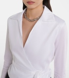 Tove Bronte cotton wrap top