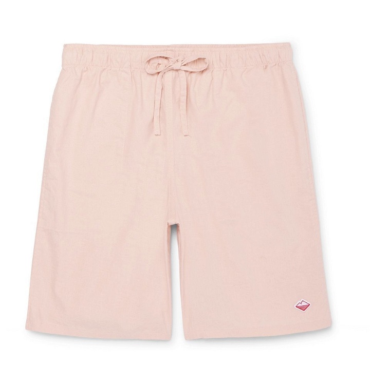 Photo: Battenwear - Active Lazy Linen and Cotton-Blend Drawstring Shorts - Men - Pink