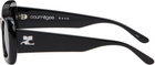Courrèges Black Rave Sunglasses