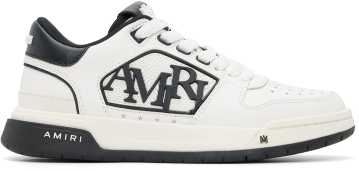 Photo: AMIRI White & Black Classic Low Sneakers