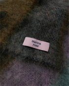 Martine Rose Brushed Mohair Signature Scarf Multi - Mens - Scarves