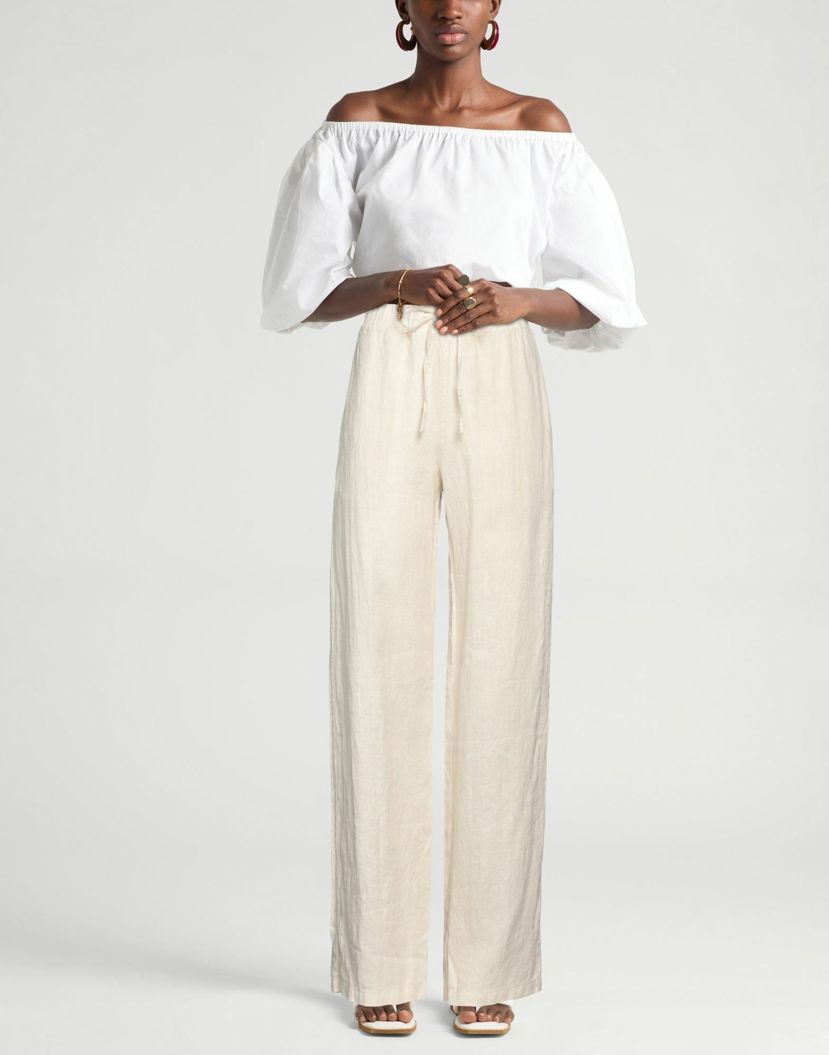 Fortela Womens Pants in Cream