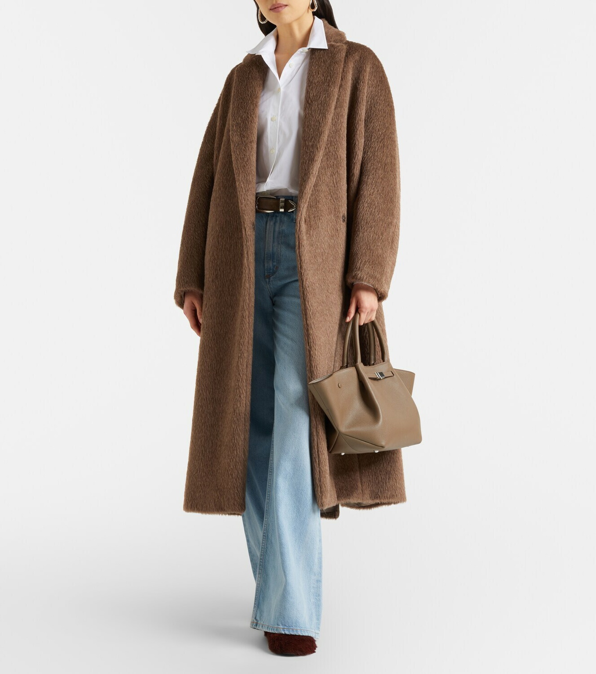 DeMellier New York Medium leather top-handle bag