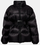 Balenciaga Hourglass belted down jacket