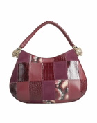 Roberto Cavalli Womens Handbag in Burgundy