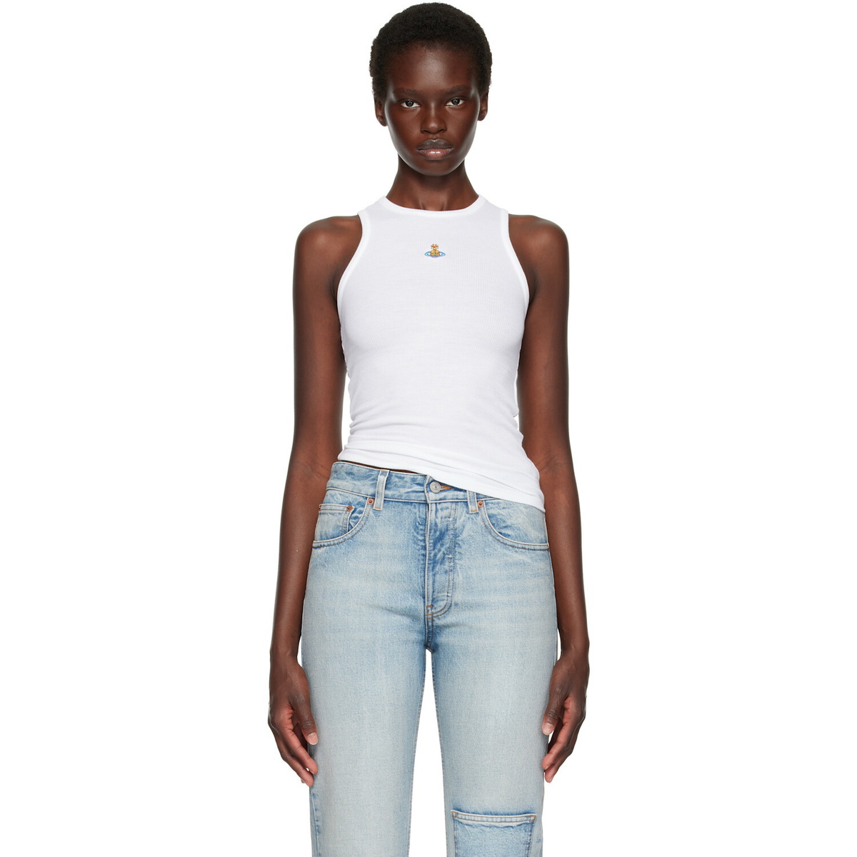 Vivienne Westwood White 90s Tank Top