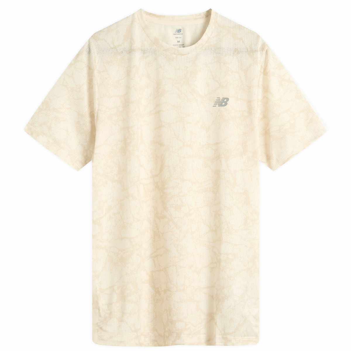 New Balance Athletics Premium Logo T-Shirt in Sea Stone New
