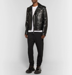 Alexander McQueen - Convertible Leather Biker Jacket - Men - Black