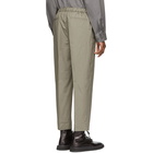 Jil Sander Green Classic Trousers