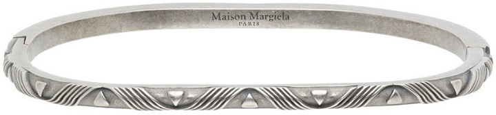 Photo: Maison Margiela Silver Burnished Bracelet