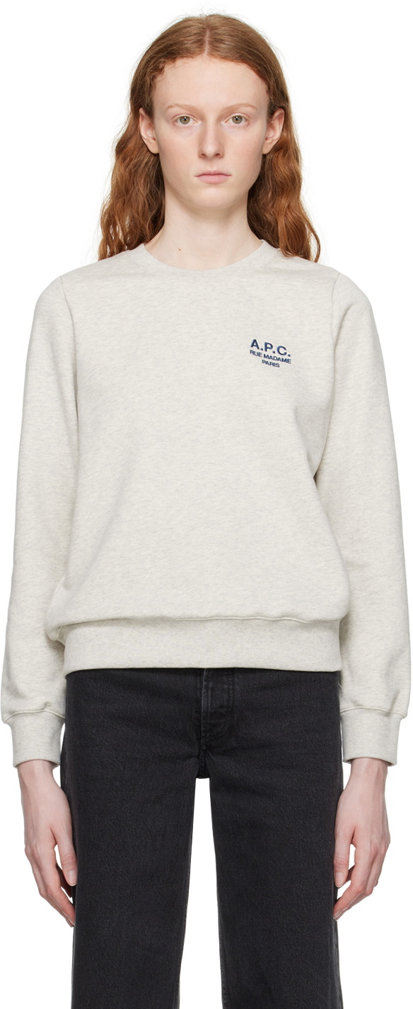 A.P.C. Gray Skye Sweatshirt A.P.C.